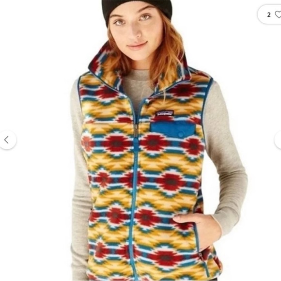 Patagonia Jackets & Blazers - ♦️🔸🔷 Patagonia Synchilla W's Snap-T Aztec Tribal Diamond Vest S